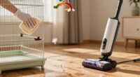 cleaning bird cages effectively