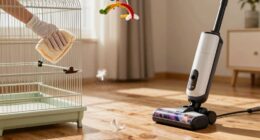 cleaning bird cages effectively