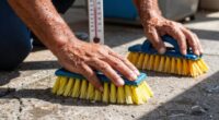 cleaning efficiency affected by heat