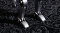 dark rugs activate cliff sensors