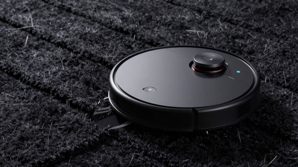 dark rugs hinder sensor detection