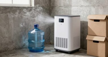 dehumidify to eliminate odors