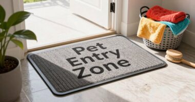 dirt free pet entry solution