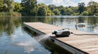 dust free dock cleaning method