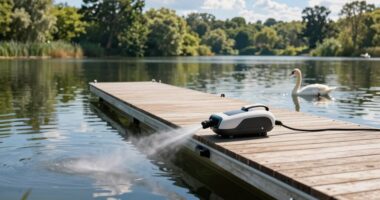 dust free dock cleaning method