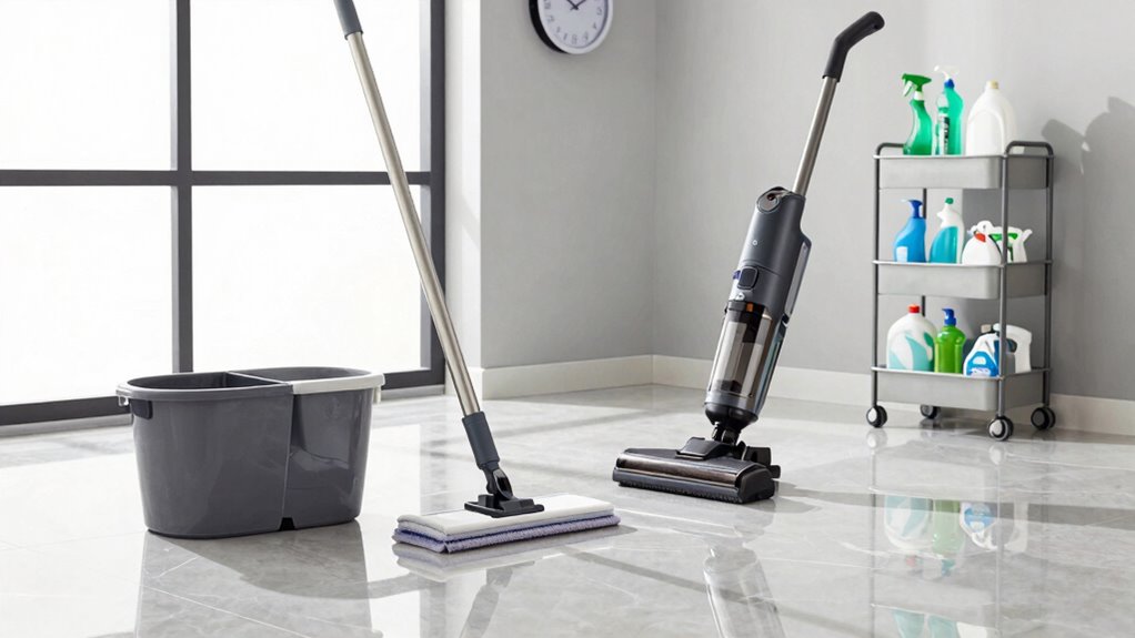 efficient floor cleaning strategies