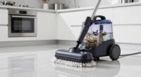 efficient kitchen floor cleaning