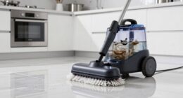 efficient kitchen floor cleaning