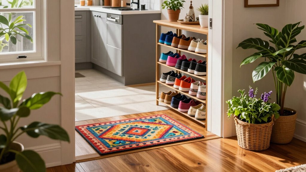 entryway cleanliness fosters routine