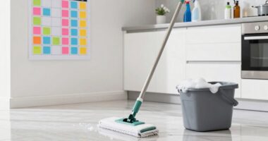 five day floor cleaning routine