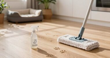 gentle pet friendly floor cleaning
