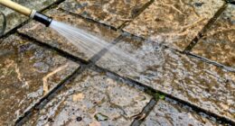 gentle stone patio cleaning
