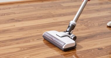 gentle vacuuming hardwood floors