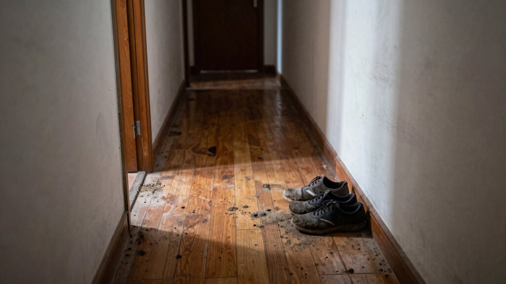 hallway dirt accumulation factors