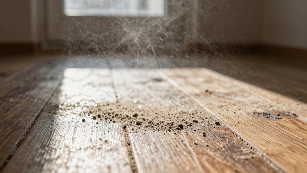humidity affects dust accumulation