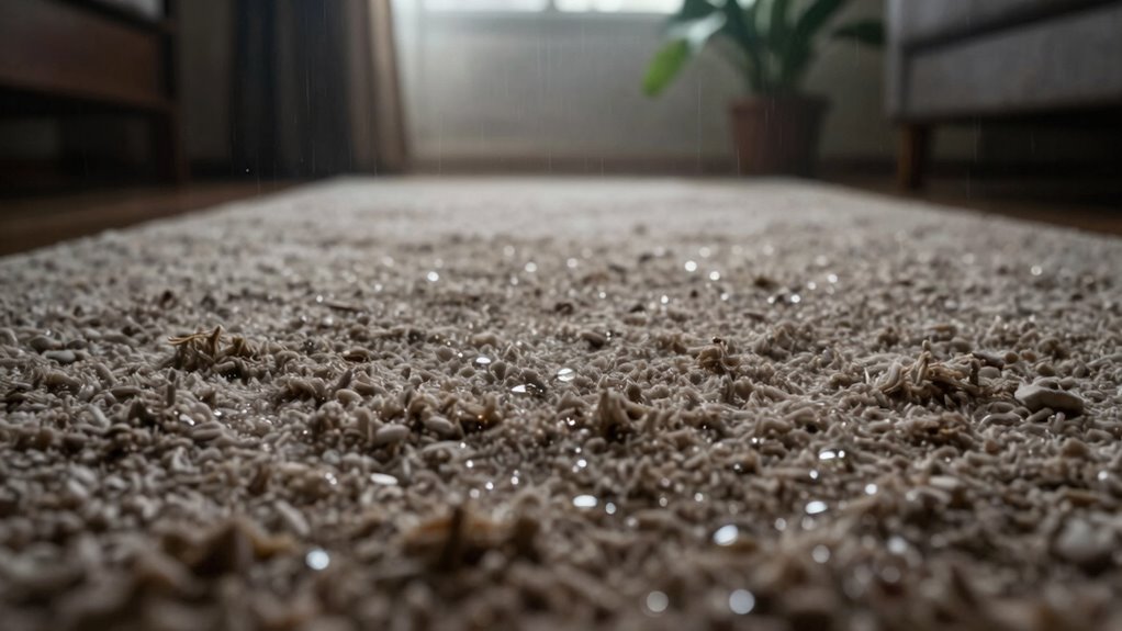 humidity increases carpet heaviness