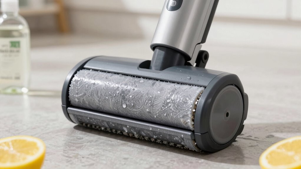 keep rollers clean and dry