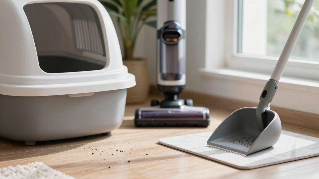 litter box cleaning routine