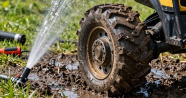 maintain clean robot wheels