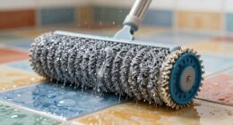 maintain floor washer rollers
