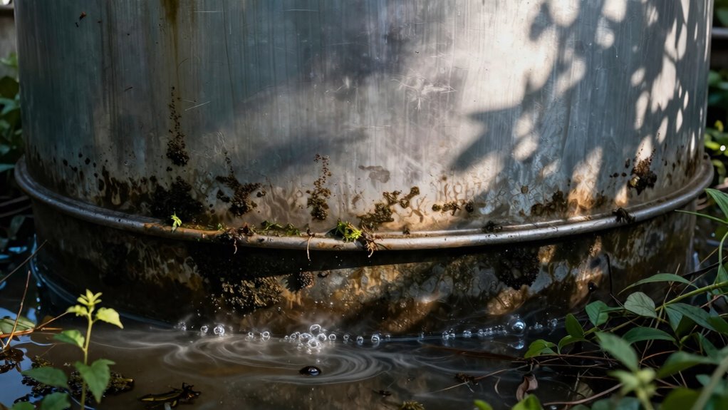 manage water tank odors
