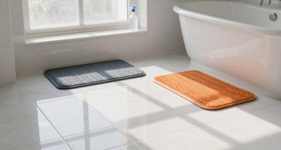 minimize bathroom slip hazards