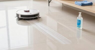 minimize robot mop streaks
