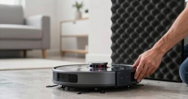 minimize robot vacuum noise