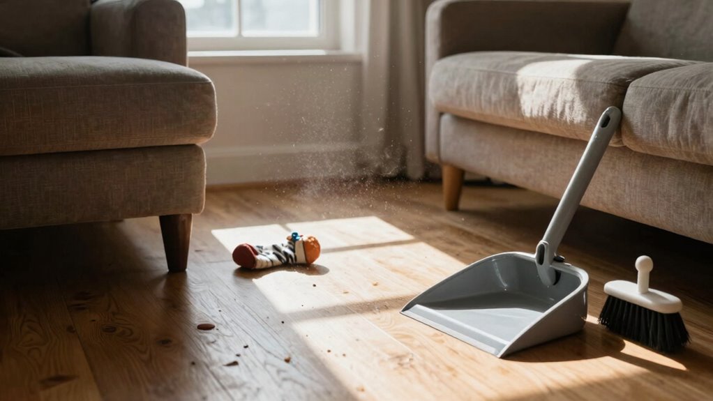 monthly under furniture cleaning