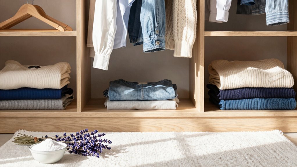 neutralize closet odors effectively