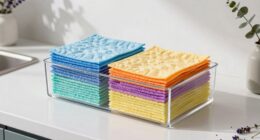 odor free mop pad storage