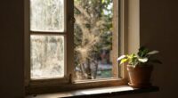 open windows attract dust