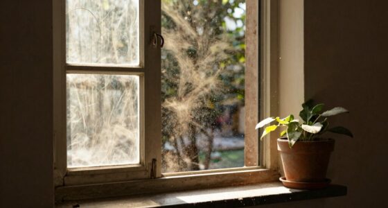 open windows attract dust