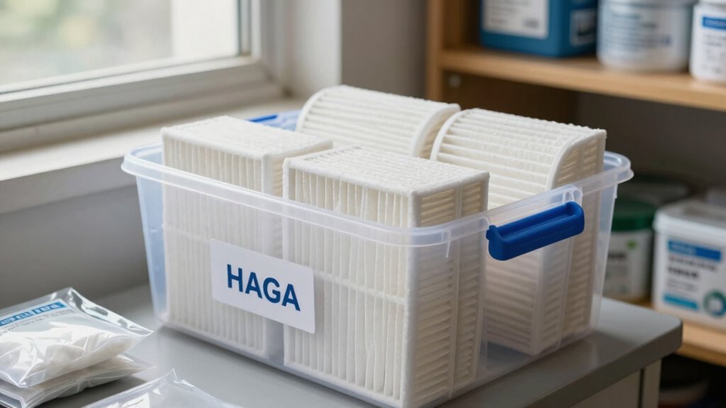 optimal hepa filter storage