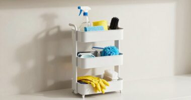 organize cleaning tool layers
