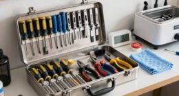 organized multi tool cleaning storage