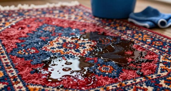 overwetting risks rug damage