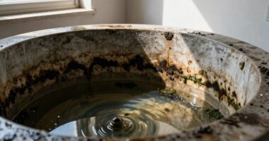 persistent odor from bacteria
