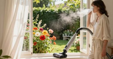 pollen aware cleaning ventilation tips