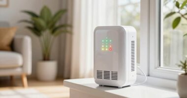 post cleaning air quality readings
