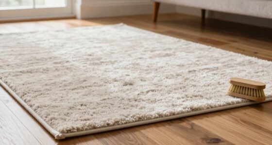 prevent dust on rugs
