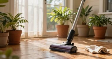prevent porch dust accumulation