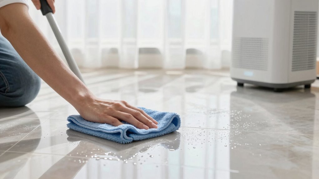 proper drying and air circulation