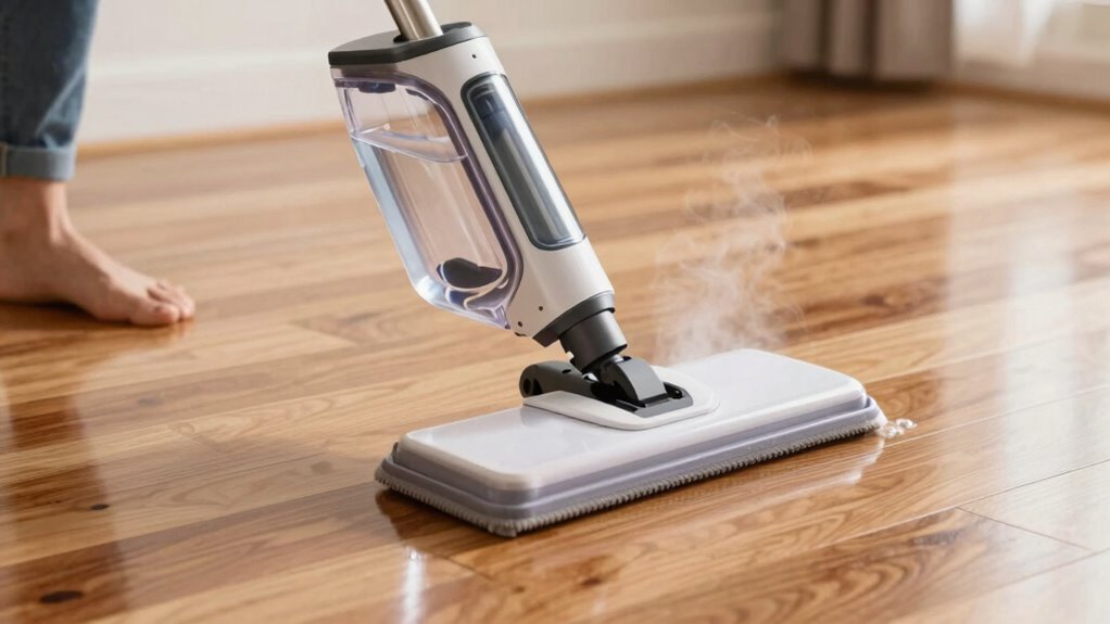 proper steam mop hardwood care