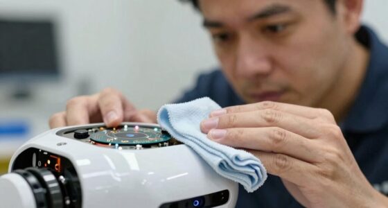 properly clean robot sensors