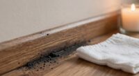remove candle soot effectively