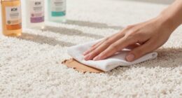 remove makeup stains carefully