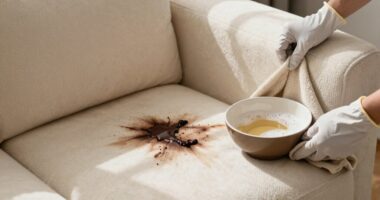remove melted chocolate safely