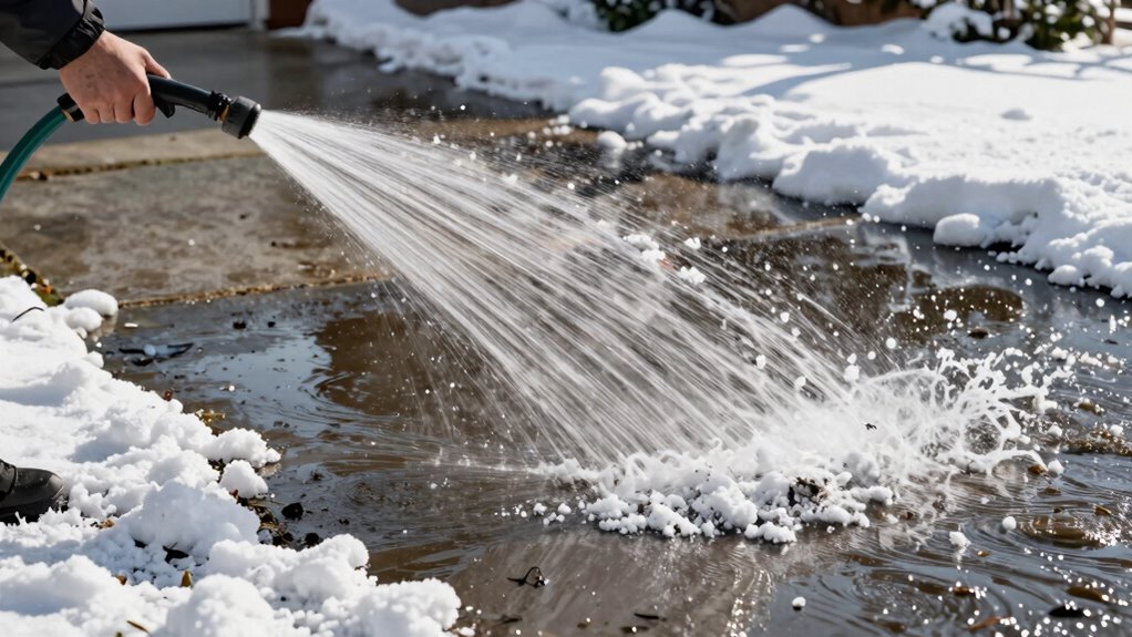 remove salt to protect surfaces