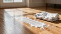 remove sunscreen from floors